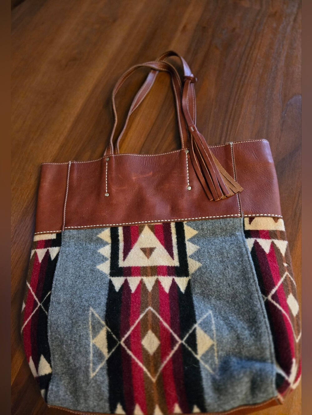 *RARE* Only One On FB - Pendleton X Roots 2015 Collection Horween Tote Bag...